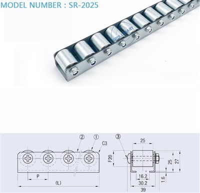 Heavy Duty Flow Rail Roller Track